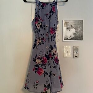 Floral wedding guest dress